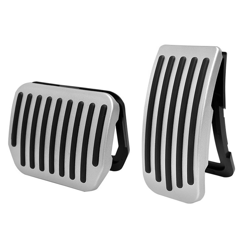 2Pcs Car Foot Pedal Pads for Tesla Model 3 / Y (2017-2022) Snap-on Brake Rest Cover 2Pcs Car Foot Pedal Pads for Tesla Model 3 / Y (2017-2022) Snap-on Brake Rest Cover
